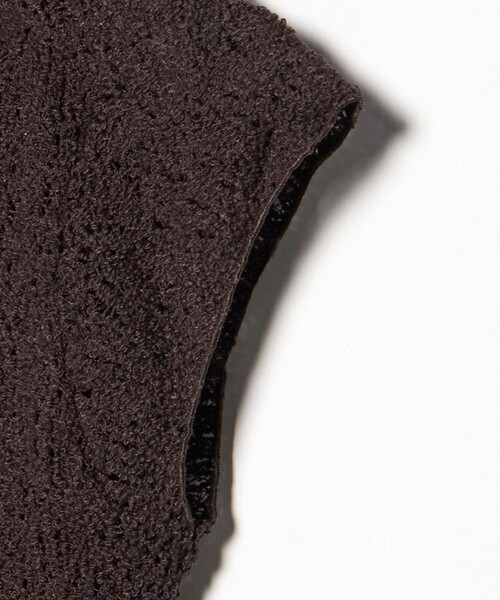 ATTISESSION（アティセッション）の「＜ATTISESSION＞E/C RSL レース フレンチスリーブ シャツ（シャツ/ブラウス・レディース・ナチュラル/ダークブラウン・FREE）」の14枚目の写真