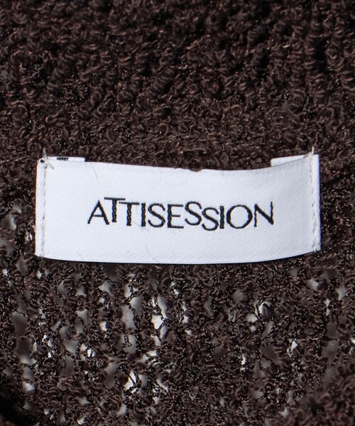 ATTISESSION（アティセッション）の「＜ATTISESSION＞E/C RSL レース フレンチスリーブ シャツ（シャツ/ブラウス・レディース・ナチュラル/ダークブラウン・FREE）」の20枚目の写真