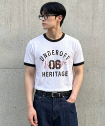UNDEROFF（アンダーオフ）の「エッセンシャルスタンダード 半袖リンガーTシャツ ヴィンテージホワイト（Tシャツ/カットソー）」