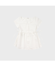 スランバータイブラウス Slumber Tie Blouse (ホワイト)