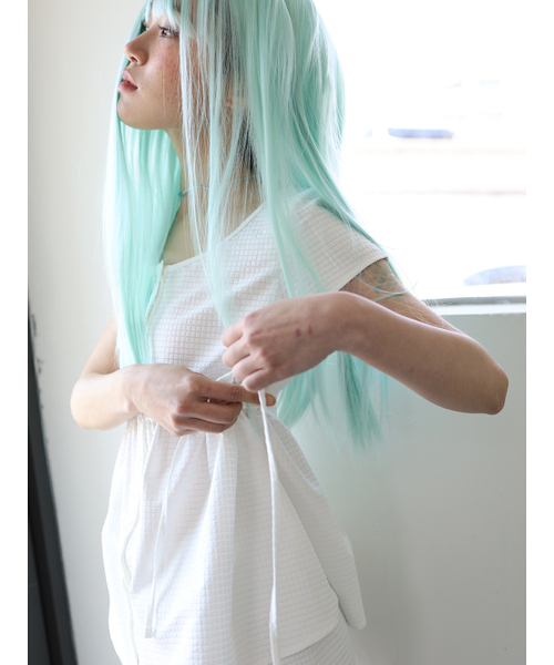 MUWM(ムウム)の「スランバータイブラウス Slumber Tie Blouse (ホワイト)(シャツ/ブラウス・レディース・ホワイト・OS)」の8枚目の写真