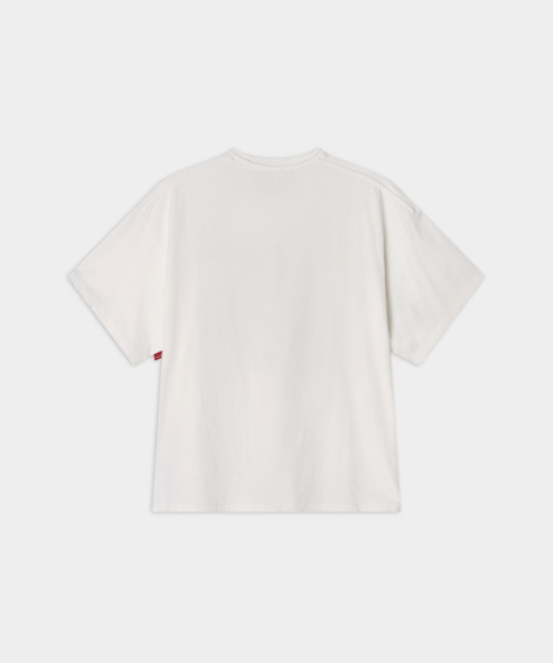 WORLDDILEMA（ワールドジレンマ）の「Hand Drawing Ghost Rider Printing T-Shirts (White)（Tシャツ/カットソー・レディース・その他・FREE）」の4枚目の写真