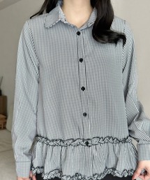 Cham.（チャム）の「フリルティアードシャツ（シャツ/ブラウス）」