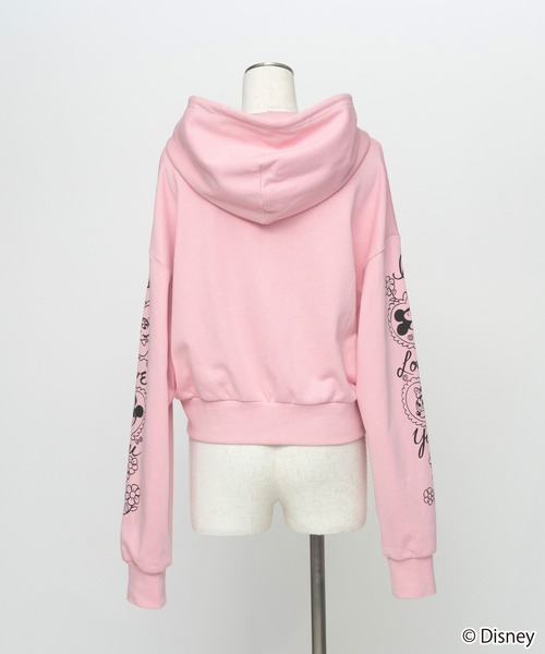 WCJ(ダブルシージェイ)の「Disney / SWEAT ZIP HOODIE(パーカー・レディース・レッド/ピンク・FREE)」の7枚目の写真