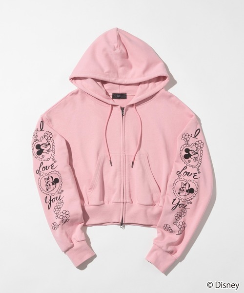 WCJ(ダブルシージェイ)の「Disney / SWEAT ZIP HOODIE(パーカー・レディース・レッド/ピンク・FREE)」の8枚目の写真