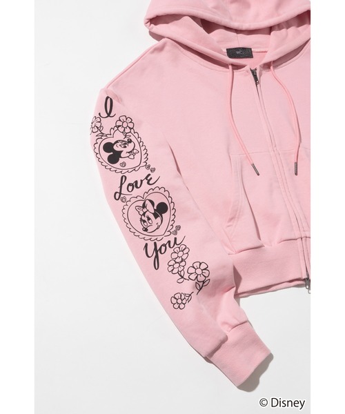 WCJ(ダブルシージェイ)の「Disney / SWEAT ZIP HOODIE(パーカー・レディース・レッド/ピンク・FREE)」の9枚目の写真
