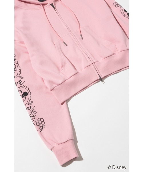 WCJ(ダブルシージェイ)の「Disney / SWEAT ZIP HOODIE(パーカー・レディース・レッド/ピンク・FREE)」の12枚目の写真
