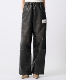 MIHARAYASUHIRO | 【MIHARAYASUHIRO/ミハラヤスヒロ】VEGAN LEATHER TROUSERS/ヴィーガンレザートラウザーズ(その他パンツ)