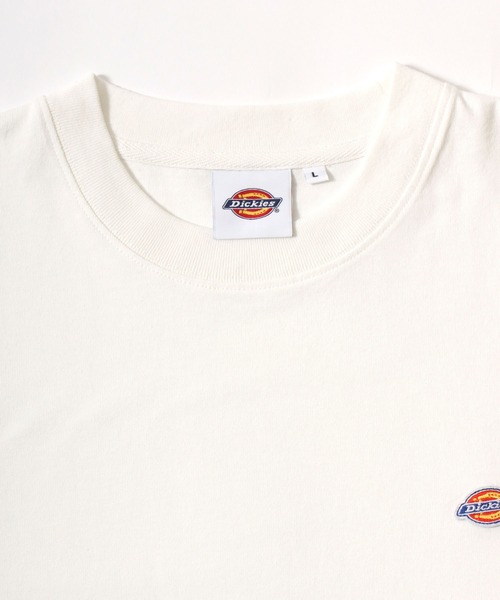 Dickies(ディッキーズ)の「Dickies(ディッキーズ)ワンポイント刺繍Tシャツ 無地 リンガー配色/ビッグシルエット ユニセックス(Tシャツ/カットソー・メンズ・ネイビー系1/ホワイト系その他/ブラック系その他/ダークグリーン/ブラック/ダークグリーン系1/ネイビー/ホワイト・M/XL/L)」の19枚目の写真