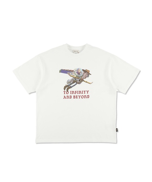 WIND AND SEA(ウィンダンシー)の「TOY STORY x WDS VINTAGE TEE (INFINTY)(Tシャツ/カットソー・レディース・ブラック/ホワイト・MEDIUM/SMALL/X-LARGE/LARGE)」の1枚目の写真