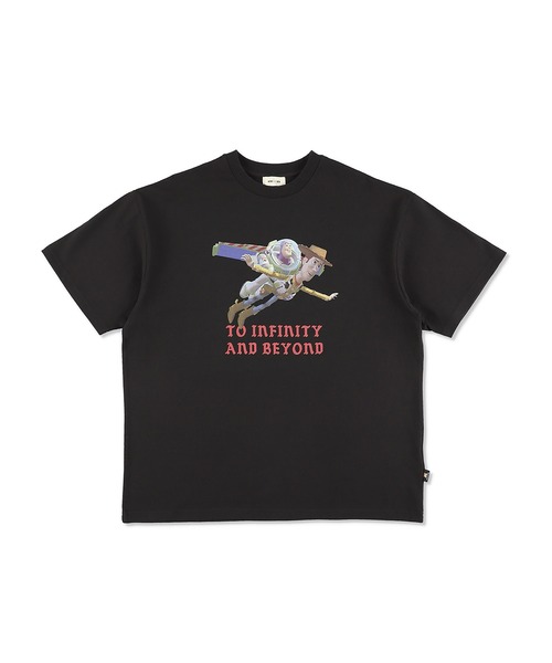 WIND AND SEA(ウィンダンシー)の「TOY STORY x WDS VINTAGE TEE (INFINTY)(Tシャツ/カットソー・レディース・ブラック/ホワイト・MEDIUM/SMALL/X-LARGE/LARGE)」の2枚目の写真
