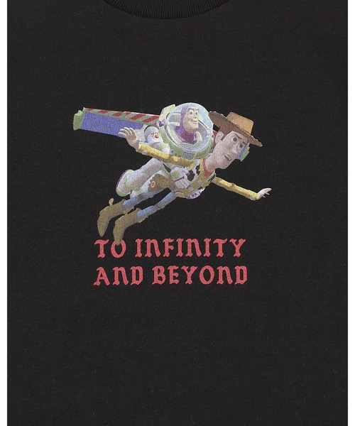 WIND AND SEA(ウィンダンシー)の「TOY STORY x WDS VINTAGE TEE (INFINTY)(Tシャツ/カットソー・レディース・ブラック/ホワイト・MEDIUM/SMALL/X-LARGE/LARGE)」の4枚目の写真