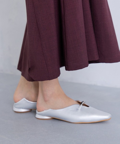 Juze(ジュゼ)の「メタルバブーシュパンプス(パンプス・レディース・ブラック/シルバー/ワイン・M/L)」の19枚目の写真