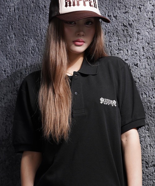 RIPPER Classic Cropped Polo Shirt — короткая поло‑футболка в боксе