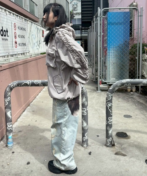 Candy Stripper(キャンディストリッパー)の「TROMPEL'OEIL パンツ(その他パンツ・レディース・ライトインディゴブルー・FREE)」の13枚目の写真
