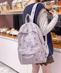 リュックサック リボン柄 バックパック