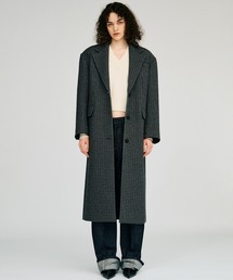 PRANK PROJECT | 【2026Autumn Pre-Order】ガンクラブチェックワイドショルダーコート / Gun Club Check Wide Shoulder Coat(チェスターコート)