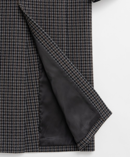 PRANK PROJECT(プランクプロジェクト)の「【2026Autumn Pre-Order】ガンクラブチェックワイドショルダーコート / Gun Club Check Wide Shoulder Coat(チェスターコート・レディース・マルチ・36/38)」の6枚目の写真