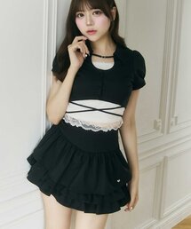 OLIVE des OLIVE | 【Belle Charme】Leyered Frill Skirt(スカート)