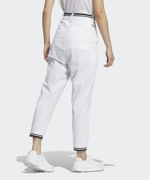 adidas(アディダス)の「ビヨンド ザ コース EX stretch active 撥水 サイドポケット ルーズフィット アンクルパンツ【adidas Golf/アディダスゴルフ】(スウェットパンツ・レディース・ホワイト・SMALL/MEDIUM/LARGE/X-LARGE/XX-LARGE/X-SMALL)」の2枚目の写真