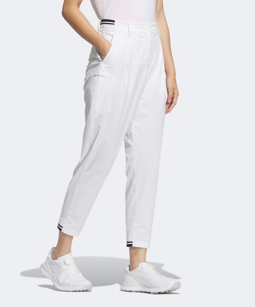 adidas(アディダス)の「ビヨンド ザ コース EX stretch active 撥水 サイドポケット ルーズフィット アンクルパンツ【adidas Golf/アディダスゴルフ】(スウェットパンツ・レディース・ホワイト・SMALL/MEDIUM/LARGE/X-LARGE/XX-LARGE/X-SMALL)」の5枚目の写真