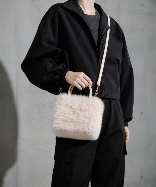 Burner(バーナー)の「【FEMLY DAILY(フェミリーデイリー)】ハンドバッグ fem-bag-8-30【RBTS】(ハンドバッグ・レディース・ベージュ/ブラック/ベージュ系その他・FREE)」の8枚目の写真