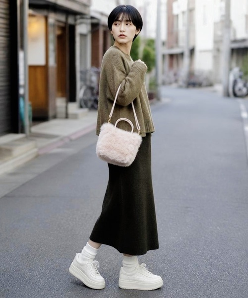 Burner(バーナー)の「【FEMLY DAILY(フェミリーデイリー)】ハンドバッグ fem-bag-8-30【RBTS】(ハンドバッグ・レディース・ベージュ/ブラック/ベージュ系その他・FREE)」の12枚目の写真