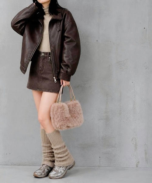 Burner(バーナー)の「【FEMLY DAILY(フェミリーデイリー)】ハンドバッグ fem-bag-8-30【RBTS】(ハンドバッグ・レディース・ベージュ/ブラック/ベージュ系その他・FREE)」の15枚目の写真