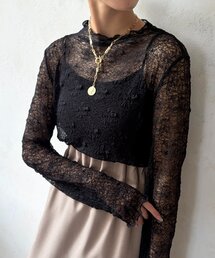 シアーレースプルオーバー