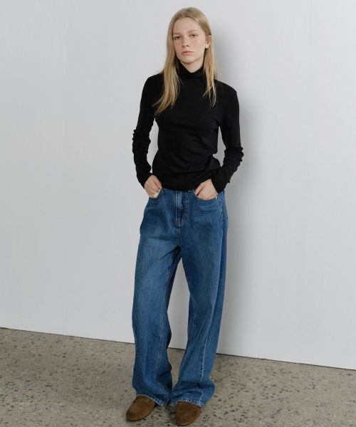 108POUND(108パウンド)の「Warm Essential Turtleneck_Black(Tシャツ/カットソー・レディース・その他・FREE)」の2枚目の写真