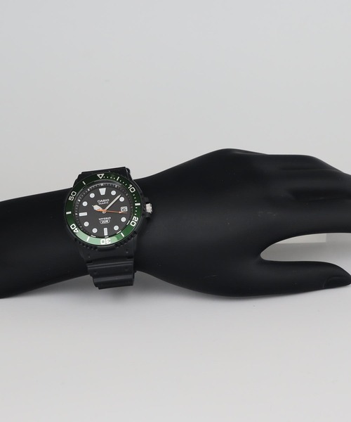 CASIO(カシオ)の「CASIO Collection / MRW-240H-1E3JF(アナログ腕時計・メンズ・ブラック×グリーン・FREE)」の11枚目の写真