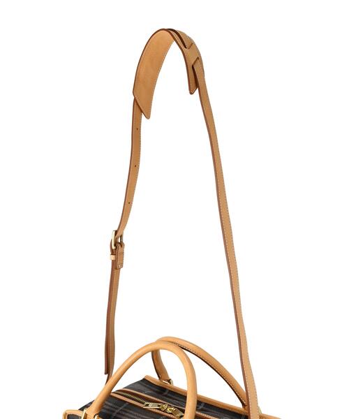 beautiful people(ビューティフルピープル)の「beautiful people/ビューティフルピープル/NOBLE POP PLAID TOTE BAG(トートバッグ・レディース・チャコールグレー/ブラウン系その他3・F)」の7枚目の写真