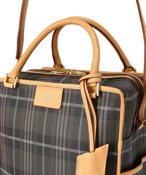 beautiful people(ビューティフルピープル)の「beautiful people/ビューティフルピープル/NOBLE POP PLAID TOTE BAG(トートバッグ・レディース・チャコールグレー/ブラウン系その他3・F)」の10枚目の写真
