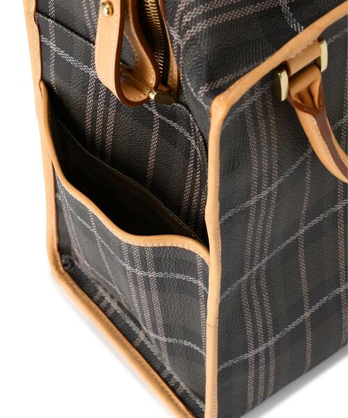 beautiful people(ビューティフルピープル)の「beautiful people/ビューティフルピープル/NOBLE POP PLAID TOTE BAG(トートバッグ・レディース・チャコールグレー/ブラウン系その他3・F)」の17枚目の写真