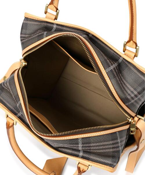 beautiful people(ビューティフルピープル)の「beautiful people/ビューティフルピープル/NOBLE POP PLAID TOTE BAG(トートバッグ・レディース・チャコールグレー/ブラウン系その他3・F)」の19枚目の写真