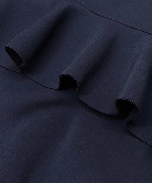 ELFRANK(エルフランク)の「【2026AW】【M~Lサイズ展開】バックフリルダンボールダブルジップパーカー(パーカー・レディース・ネイビー/グレー・M/L)」の9枚目の写真