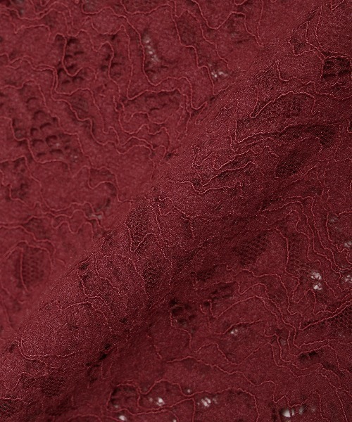 JOSE MOON(ジョゼムーン)の「LIQUIED LACE HIGH NECK/リキッドレースハイネック(その他トップス・レディース・レッド/ブラック/ホワイト/ブラウン・FREE)」の17枚目の写真