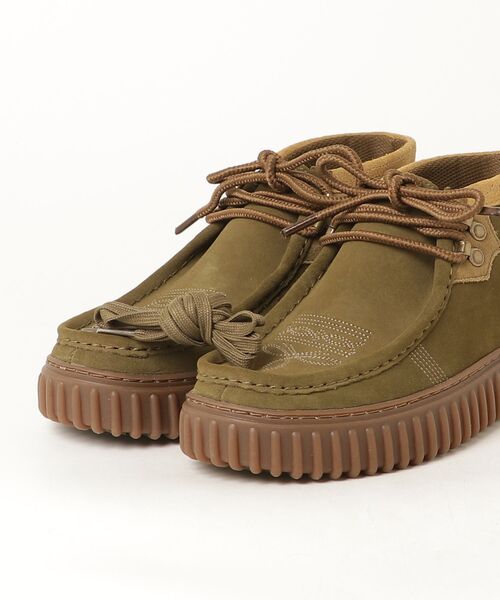Clarks（クラークス）の「Torhill Hi／トーヒルハイ(モス)（ブーツ・メンズ・グリーン・UK6/UK6.5/UK7/UK7.5/UK8/UK8.5/UK9/UK9.5/UK10/UK10.5/UK11）」の13枚目の写真