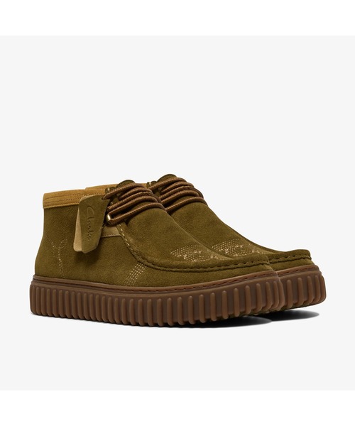 Clarks（クラークス）の「Torhill Hi／トーヒルハイ(モス)（ブーツ・メンズ・グリーン・UK6/UK6.5/UK7/UK7.5/UK8/UK8.5/UK9/UK9.5/UK10/UK10.5/UK11）」の4枚目の写真
