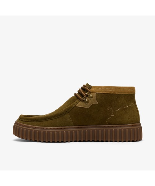 Clarks（クラークス）の「Torhill Hi／トーヒルハイ(モス)（ブーツ・メンズ・グリーン・UK6/UK6.5/UK7/UK7.5/UK8/UK8.5/UK9/UK9.5/UK10/UK10.5/UK11）」の2枚目の写真