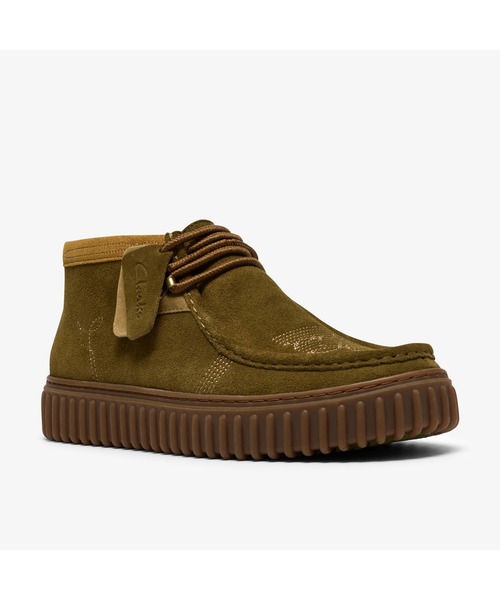 Clarks（クラークス）の「Torhill Hi／トーヒルハイ(モス)（ブーツ・メンズ・グリーン・UK6/UK6.5/UK7/UK7.5/UK8/UK8.5/UK9/UK9.5/UK10/UK10.5/UK11）」の7枚目の写真