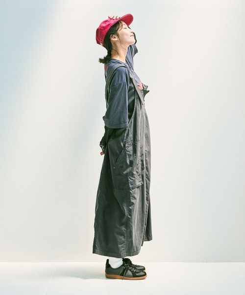 niko and...(ニコアンド)の「WORKポケットジャンパースカート(ジャンパースカート・レディース・マスタード/モカ/チャコール・MEDIUM/LARGE)」の7枚目の写真