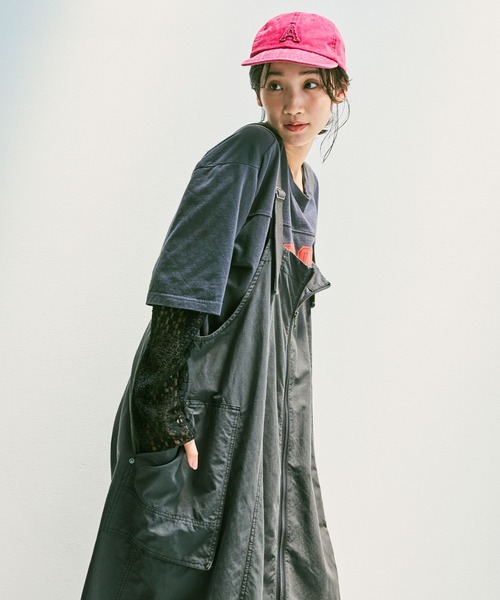 niko and...(ニコアンド)の「WORKポケットジャンパースカート(ジャンパースカート・レディース・マスタード/モカ/チャコール・MEDIUM/LARGE)」の11枚目の写真