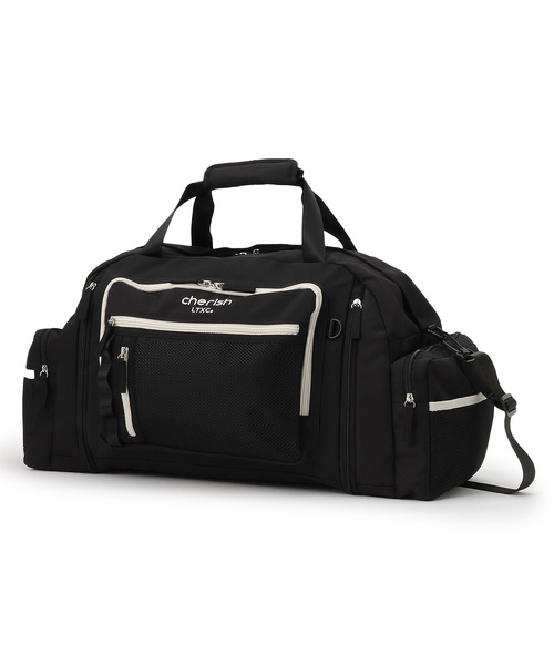 LTXC】【容量43-50L】メッシュポケット拡張ボストン（ボストンバッグ