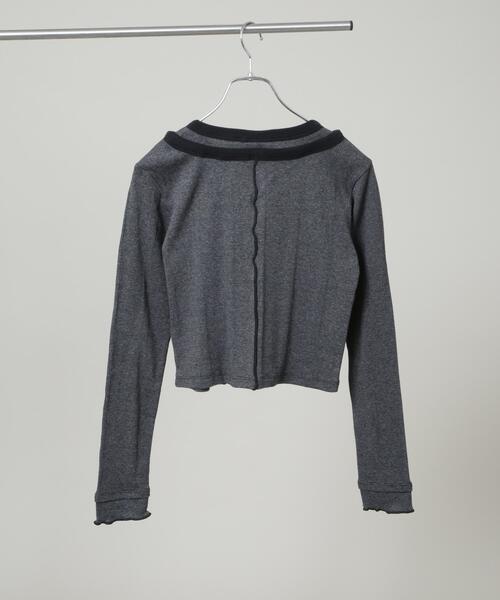 Robert P.Miller（ロバート ピー ミラー）の「Robert P. Miller/Prib Layer cardigan（カーディガン/ボレロ・レディース・グレー/ブラウン・FREE）」の8枚目の写真