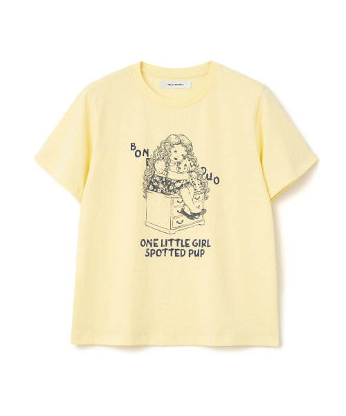 MILLO WOMEN（ミロウーマン）の「リトルポートレートTシャツ[イエロー]（Tシャツ/カットソー・レディース・その他・ONE SIZE）」の2枚目の写真