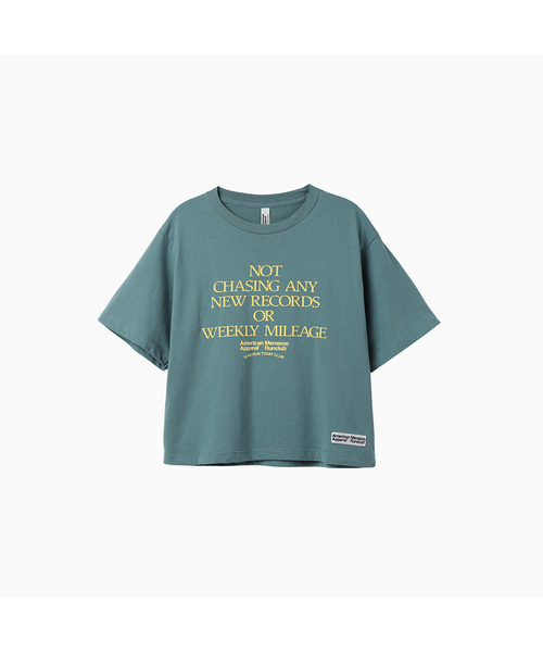 MENASOO(ミナス)の「MNS x American apparel Not Chasing Crop T-Shirts_Arctic(Tシャツ/カットソー・レディース・ライトブルー・MEDIUM/SMALL)」の1枚目の写真