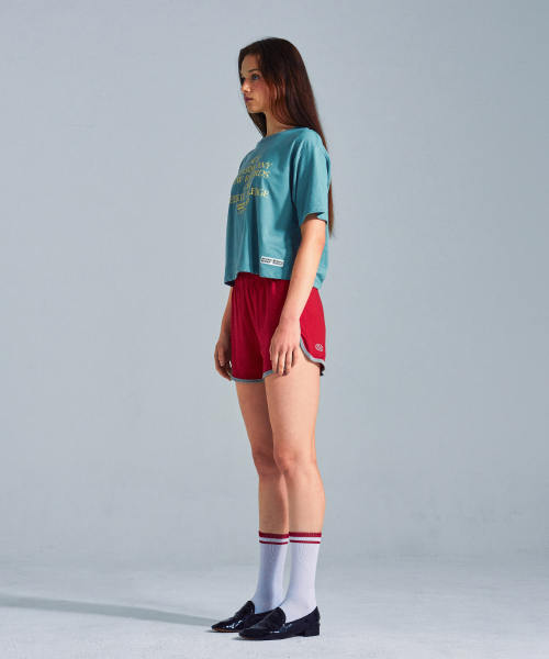 MENASOO(ミナス)の「MNS x American apparel Not Chasing Crop T-Shirts_Arctic(Tシャツ/カットソー・レディース・ライトブルー・MEDIUM/SMALL)」の9枚目の写真