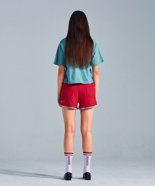 MENASOO(ミナス)の「MNS x American apparel Not Chasing Crop T-Shirts_Arctic(Tシャツ/カットソー・レディース・ライトブルー・MEDIUM/SMALL)」の10枚目の写真