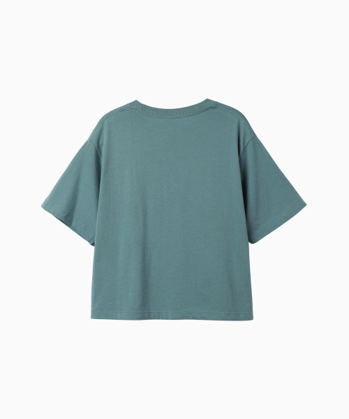 MENASOO(ミナス)の「MNS x American apparel Not Chasing Crop T-Shirts_Arctic(Tシャツ/カットソー・レディース・ライトブルー・MEDIUM/SMALL)」の3枚目の写真